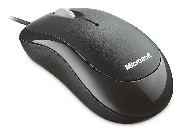 Microsoft Wired Basic Optical Mouse For Business - Black Brand New 4yh-00005